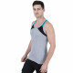 Sleeveless Cotton Multicoloured Gym Vest